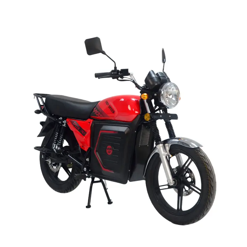 2026 New Arrival 60KM Long Distance 48V 20Ah Lithium Battery 1000W Electric Motorcycle City Commuter Two Seater E-bike Scooter — image 3