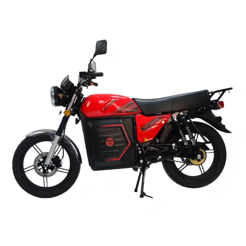 2026 New Arrival 60KM Long Distance 48V 20Ah Lithium Battery 1000W Electric Motorcycle City Commuter Two Seater E-bike Scooter — image 4
