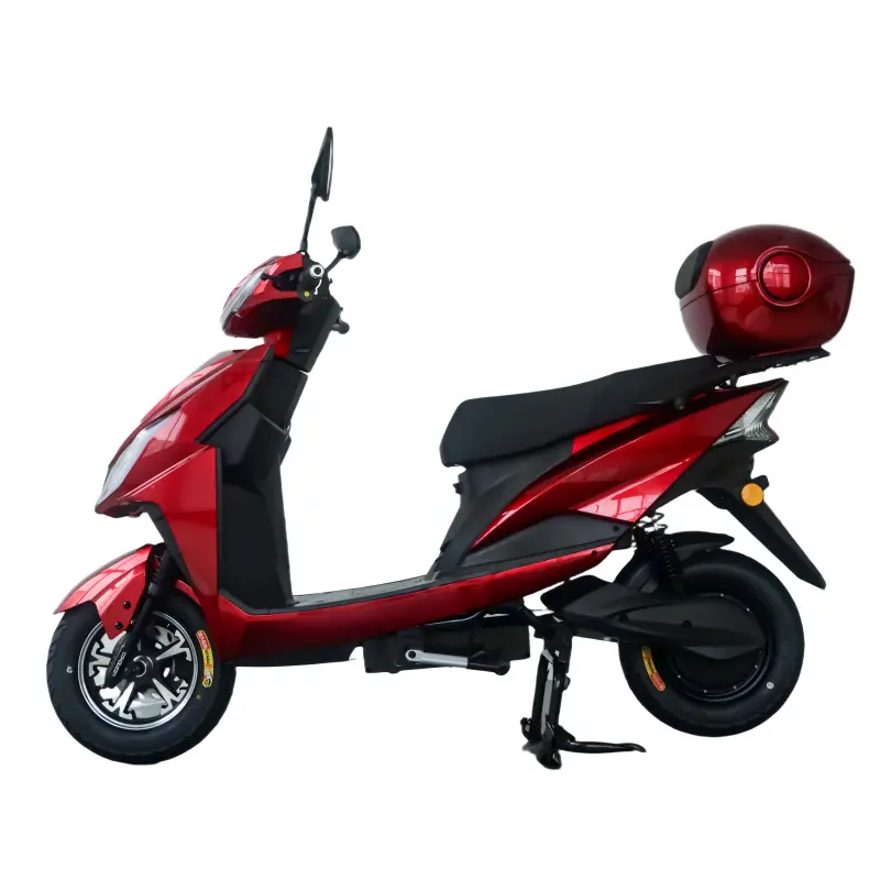 China Factory Supply Long Range Adult E-Bike with Pedals 3.0-10 Inch Wheels Electric Moped Electric Motorcycle OEM Available — image 2