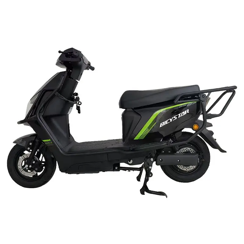 High-Speed 1000W Electric Motorcycle for Adults Steel Frame With Integrated 60V Down Tube Battery 60km Range Per Charge — view 1