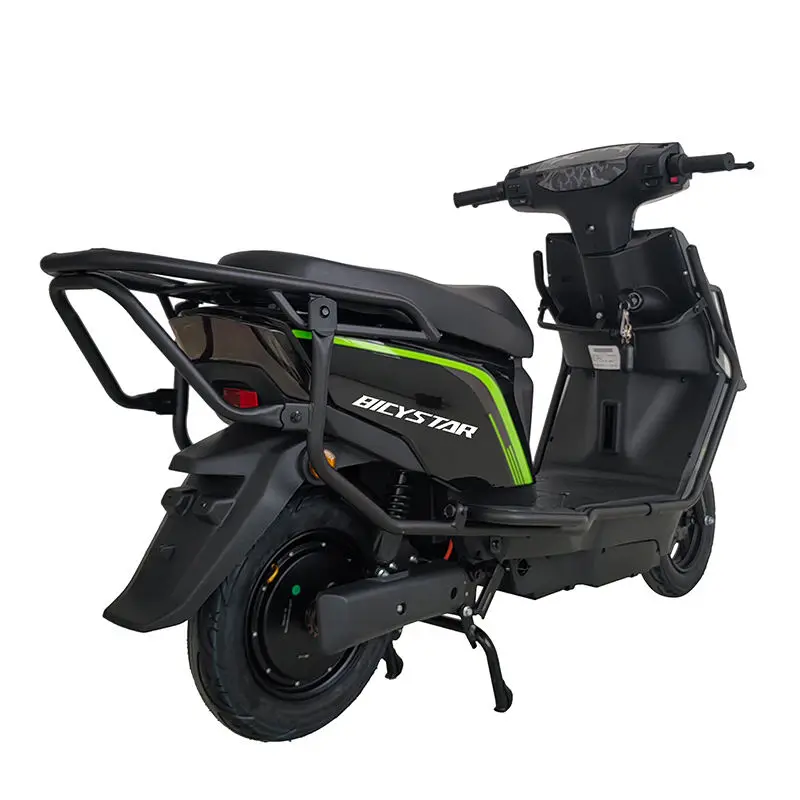 High-Speed 1000W Electric Motorcycle for Adults Steel Frame With Integrated 60V Down Tube Battery 60km Range Per Charge — view 2