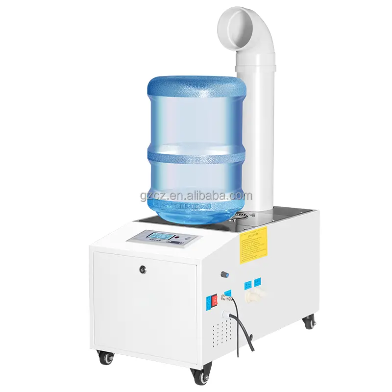 Industrial Ultrasonic Cold Mist Humidifier 7KG/h with Stainless Steel Shell Electric Lar Water Supply Adjustable Humidit — view 1