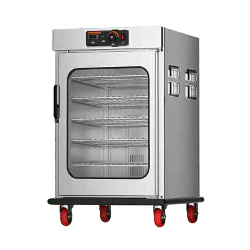 Hotel Commercial Kitchen Equipment 5 Layer Insulated Hot Food Cabinet Banquet Trolley Holding Food Warmer Cabinet Cart — image 6