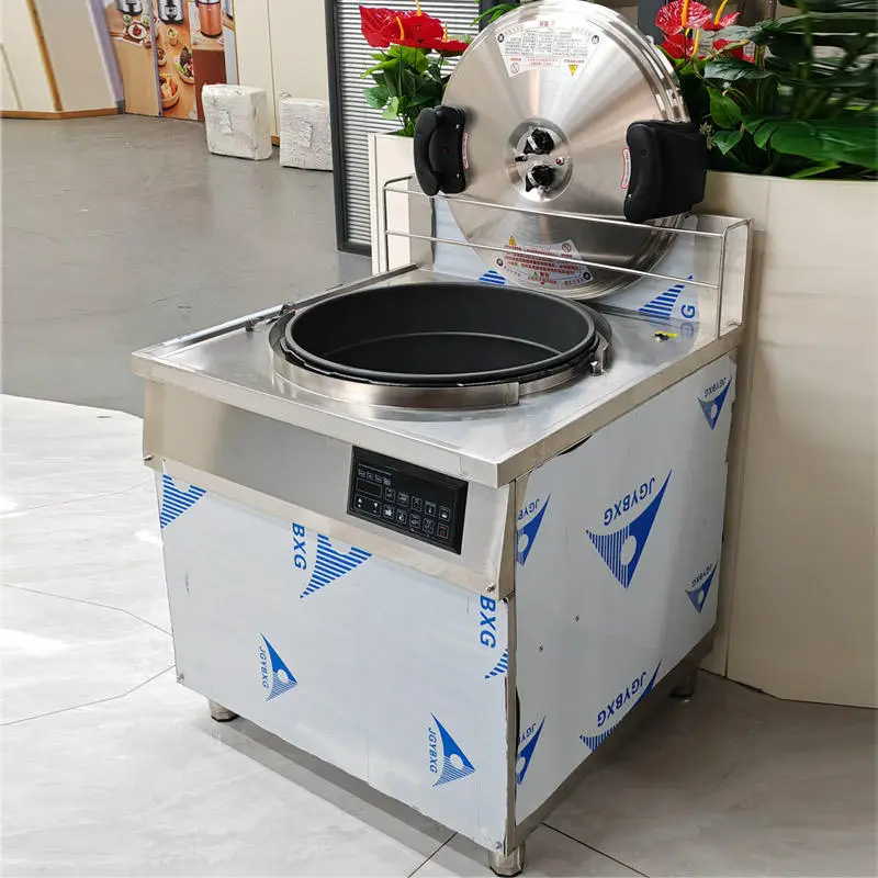 Large Stainless Steel 40L 45L Commercial Electric Pressure Cooker Standing Multi-functional Hotel Kitchen Equipment Fact — view 2