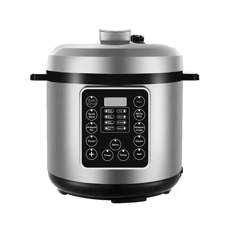Hot Selling Multi-Use 5L Intelligent Stainless Steel Electric Pressure Cooker for Car Household Hotel Use Programmable Features — image 4