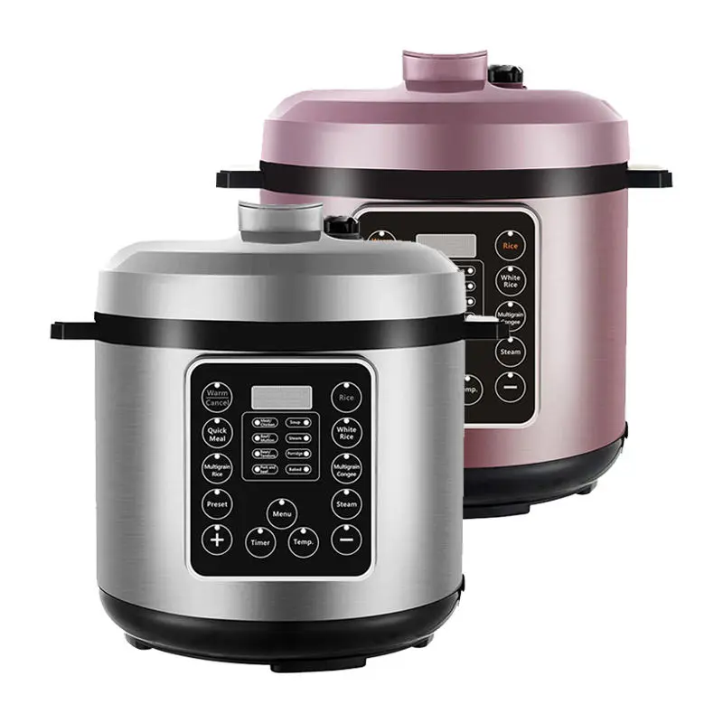 Smart 12-In-1 Multi-Function Electric Pressure Cooker Programmable Settings Stainless Steel Housing Household Hotel Use — view 1