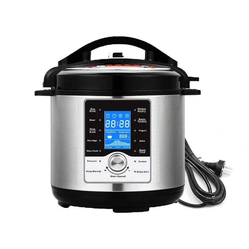 Voice Rice Cooker Multi Cooker 13-In-1 >10L Stainless Steel Commercial Electric Pressure Cooker Steamer for Car Househol — view 1