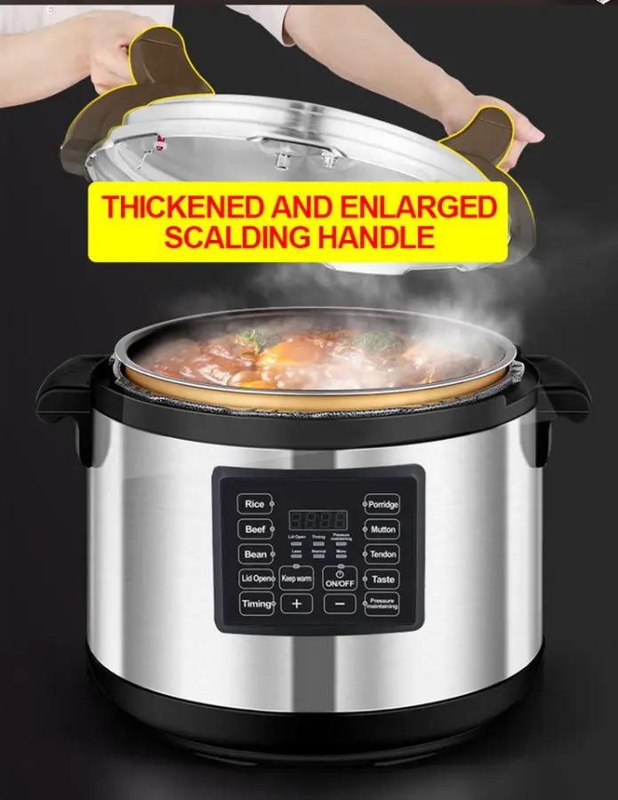 Commercial Kitchen Equipment 60L Electric Pressure Cooker 64 Quart Smart Pot Cooking Chicken Beef Mutton Camel Meat — image 5