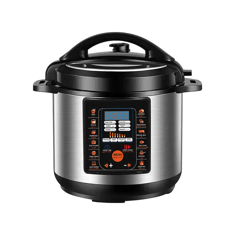 Low Price Large Capacity 10Qt Commercial Electric Pressure Cooker 10L With Pressure Release Device — view 2