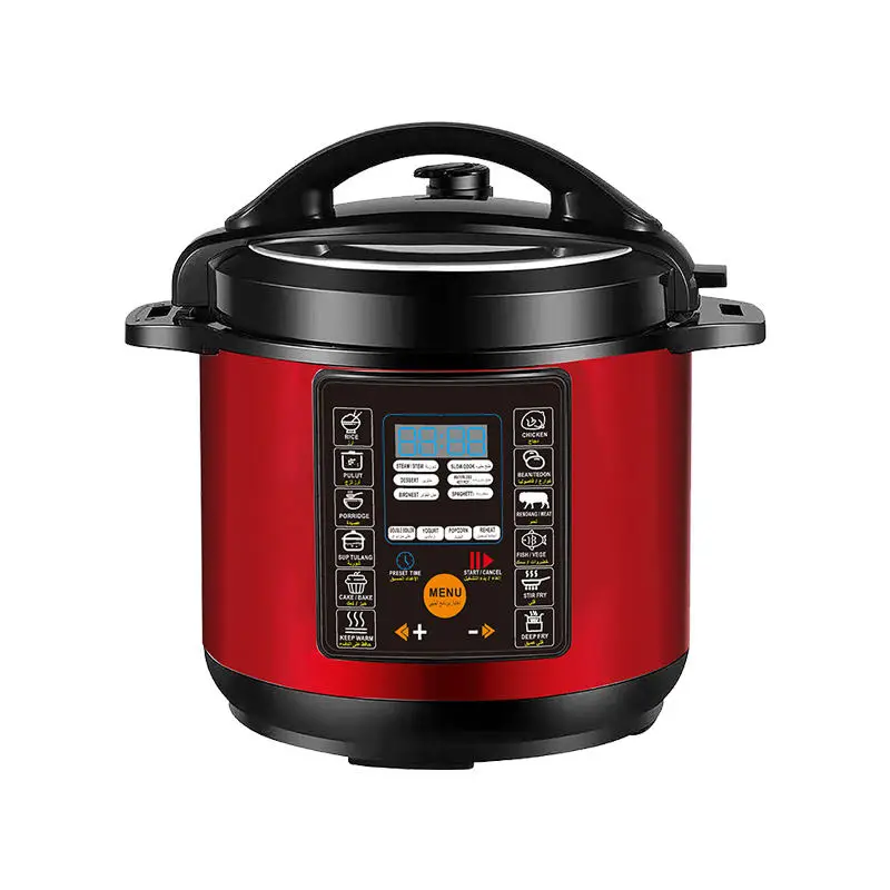 Low Price Large Capacity 10Qt Commercial Electric Pressure Cooker 10L With Pressure Release Device — view 3