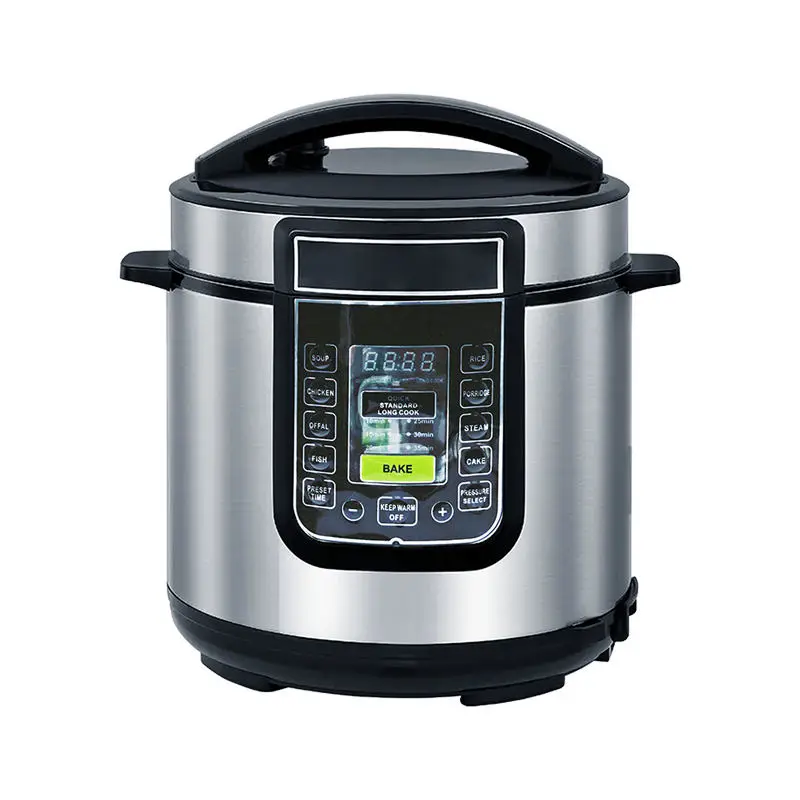 2026 Hot Sell Europe 11-In-1 Stainless Steel Smart Touch Screen Electric Pressure Cooker 5L for Car Hotel & Household Use — image 3