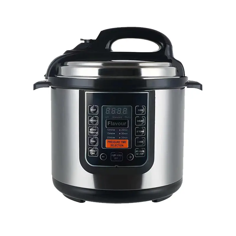 Household Kitchen 11-in-1 Stainless Steel Electric Pressure Cooker with LCD Display 24-hour Presetting & Multifunction P — view 1