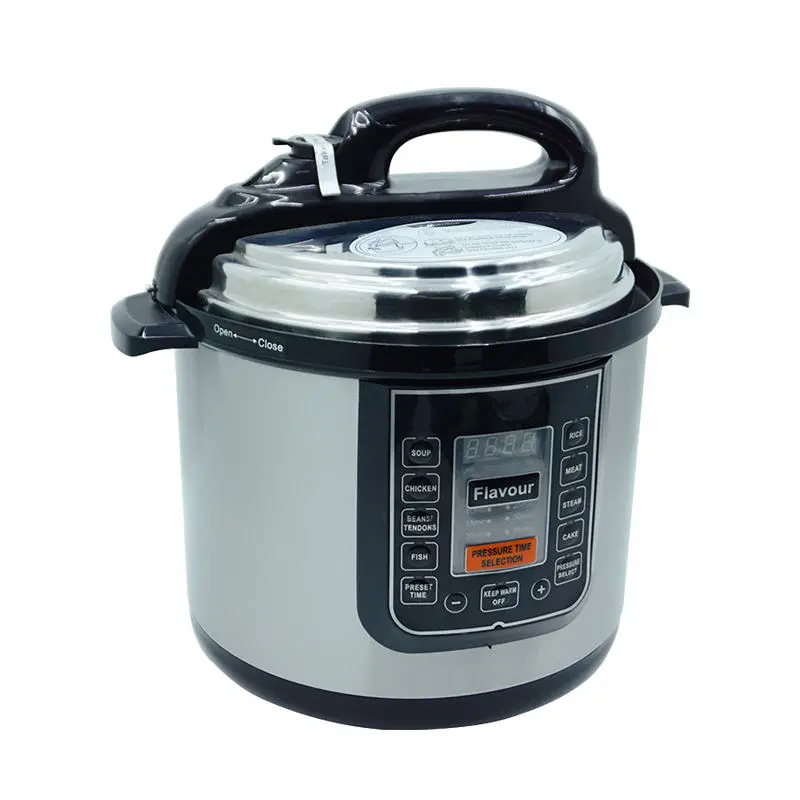 Household Kitchen 11-in-1 Stainless Steel Electric Pressure Cooker with LCD Display 24-hour Presetting & Multifunction Pot — image 5
