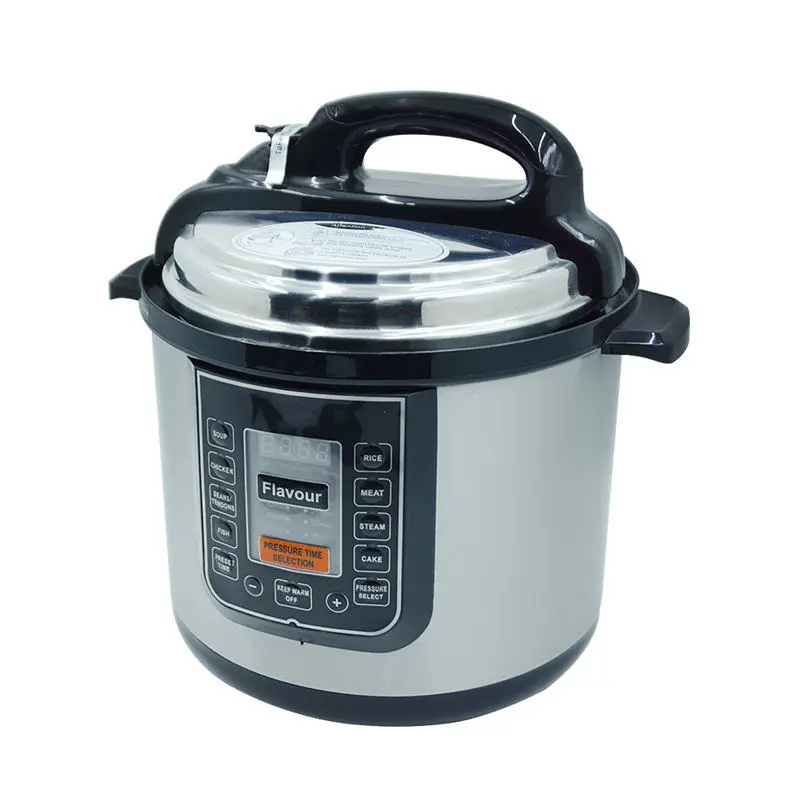 Household Kitchen 11-in-1 Stainless Steel Electric Pressure Cooker with LCD Display 24-hour Presetting & Multifunction Pot — image 6