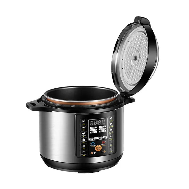 Household 8 Quarts 10 Quarts Multi-functional Stainless Steel Cook Soup Large Electric Pressure Cooker — image 4