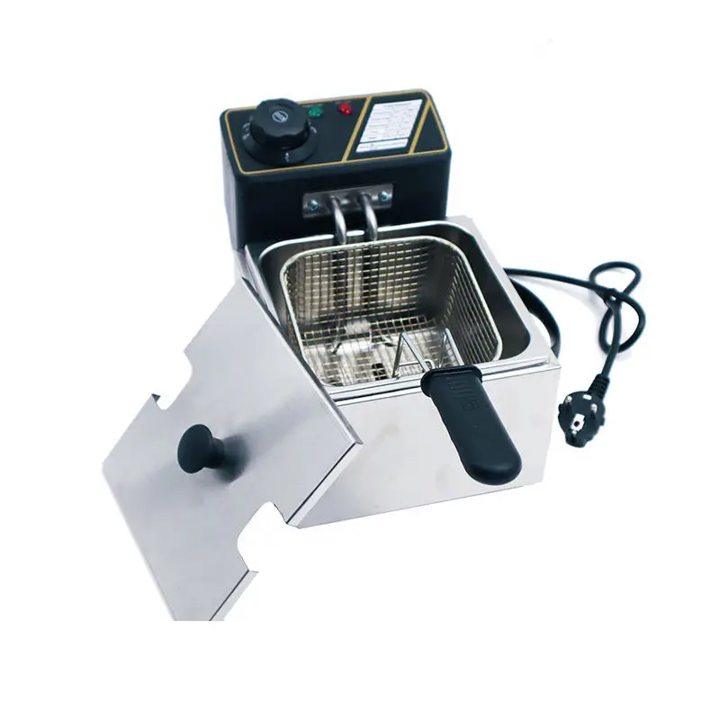 High Quality Rotisserie Griddle Electric Double Tank Oil 0.5L 1.5L 2L 2.5L Mini Broasted Chicken Fryer — view 5