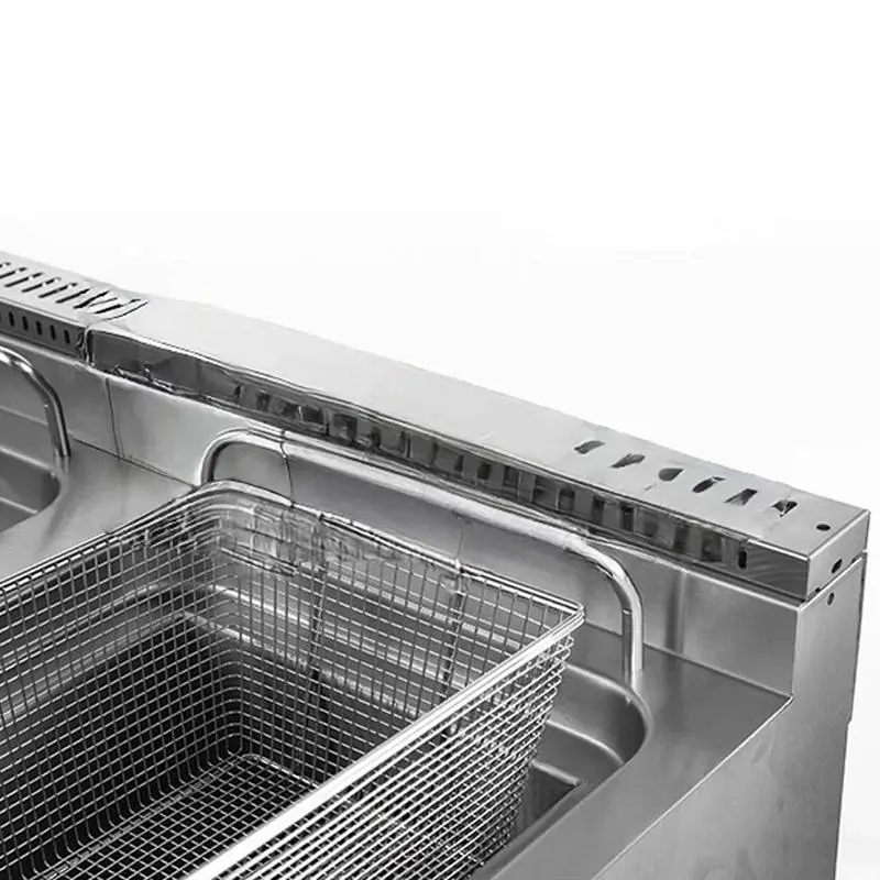 21L 380V Commercial Electric Deep Fryer Catering Equipment Spiral Potato Hot Dog Fries Oil Frying Pan — image 6