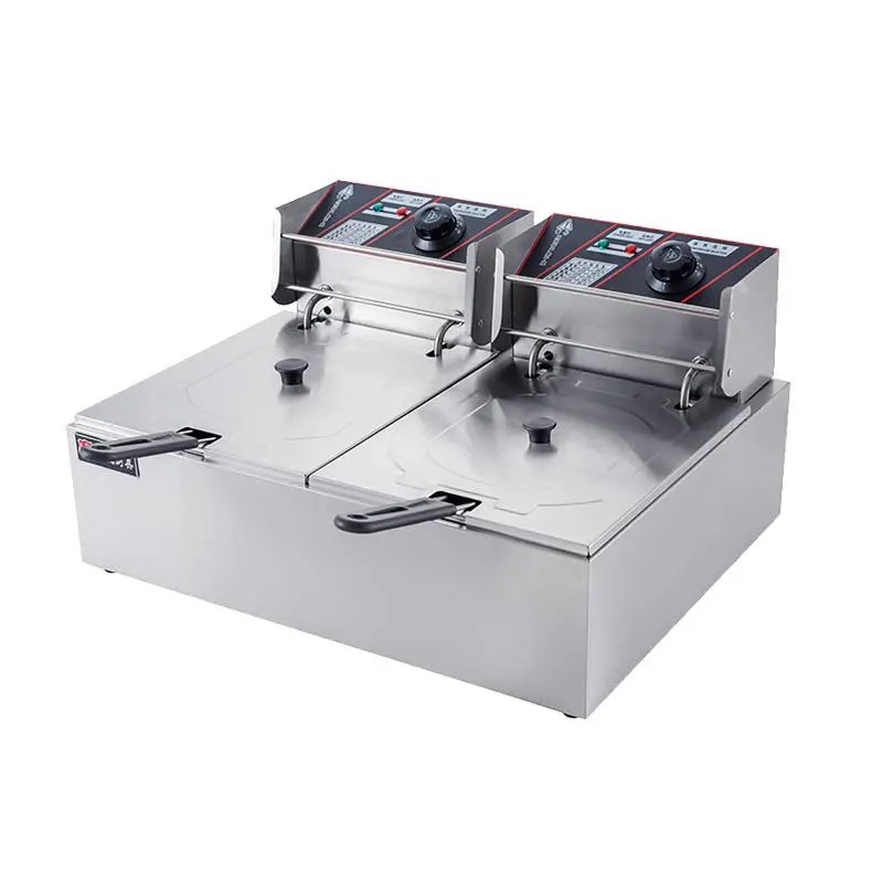 High Quality Loukoumades Commercial Broast French Fries Chicken Ball Electric Deep Fryers Machine — view 4