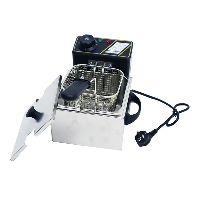 Keypad Overlay No Smoke Commercial Oil and Water Small Snacks Continue Combo 1.5L 2.5L Personal Use Dip Fryer — image 5
