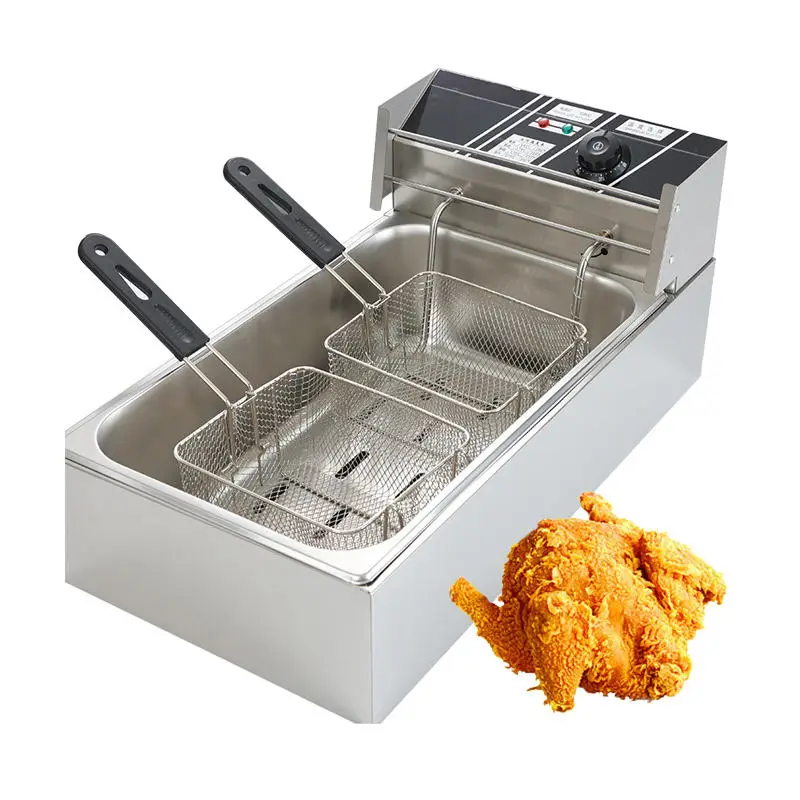 Chin Chin Fat-Free Hotdog Floor Ventless Electric Deep Fryers Churros Fryer With Stainless Steel Strainer — image 3