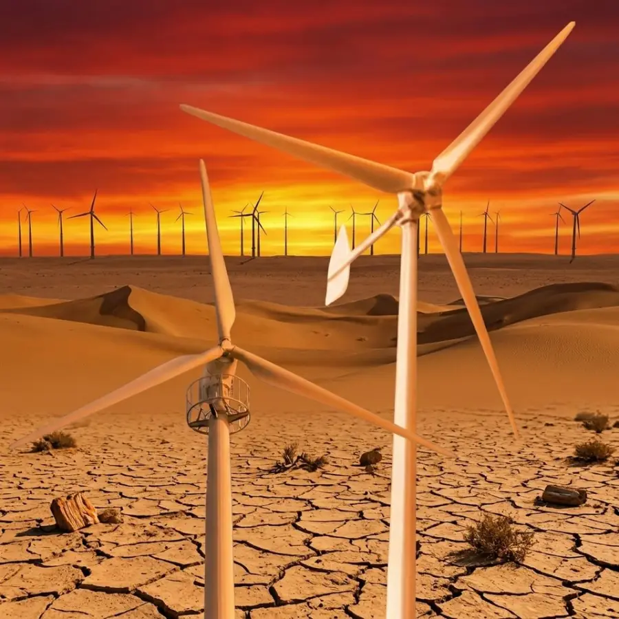 High Efficiency 220v 380v 50kw Horizontal Wind Turbine Supplier 12.6m Rotor Diameter Reinforced Glass Fiber Blades for — view 1
