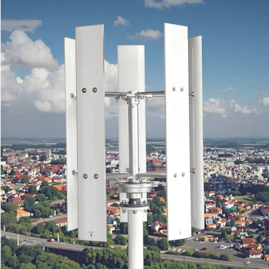 5KW Hybrid Solar Wind Generator System Vertical Turbine Battery Storage for Home Farm Off Grid Power — image 7