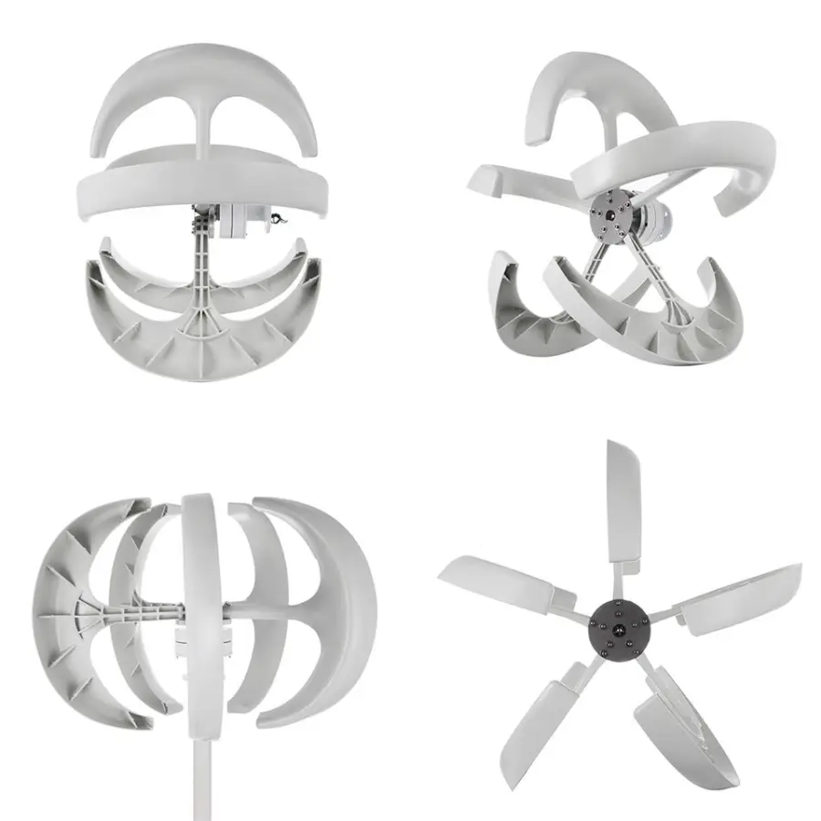 1000W 12V 24V Maglev Vertical Axis Wind Turbine Generator with MPPT Charge Controller for Home System — image 6