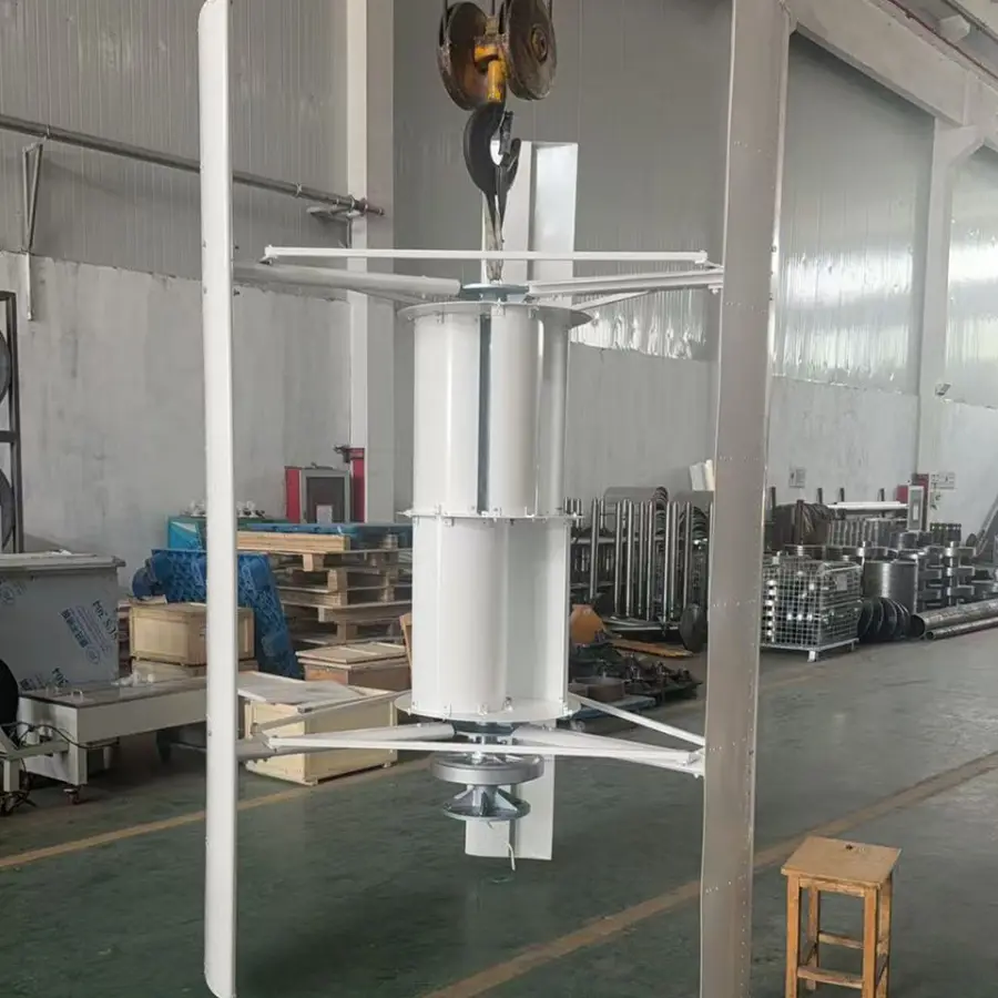 1000W-10KW 220V 12V 24V 48V Vertical Wind Power Generator 3-Phase Maglev Turbine for Outdoor Application — image 3