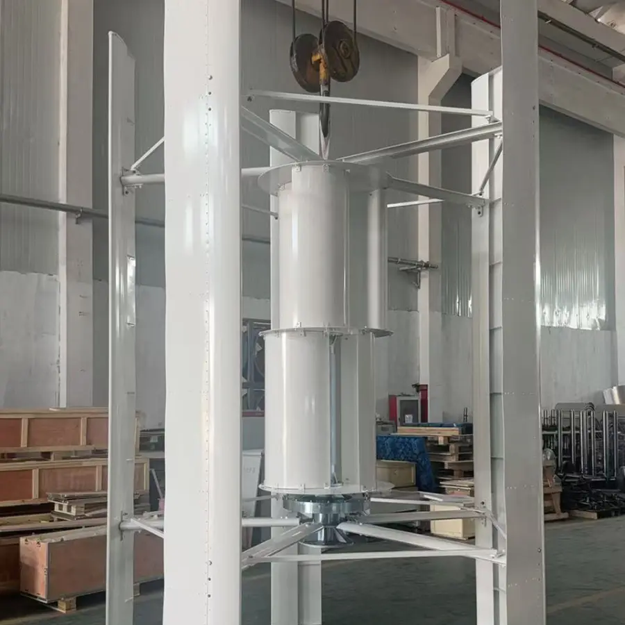 1000W-10KW 220V 12V 24V 48V Vertical Wind Power Generator 3-Phase Maglev Turbine for Outdoor Application — image 4
