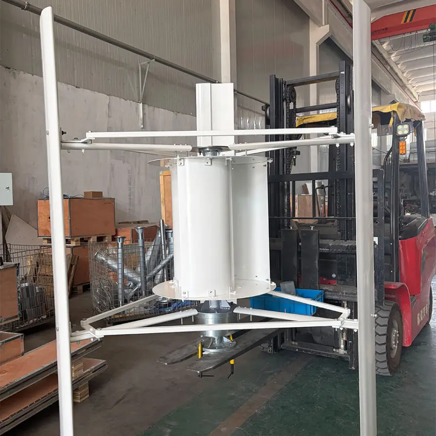 1000W-10KW 220V 12V 24V 48V Vertical Wind Power Generator 3-Phase Maglev Turbine for Outdoor Application — image 5
