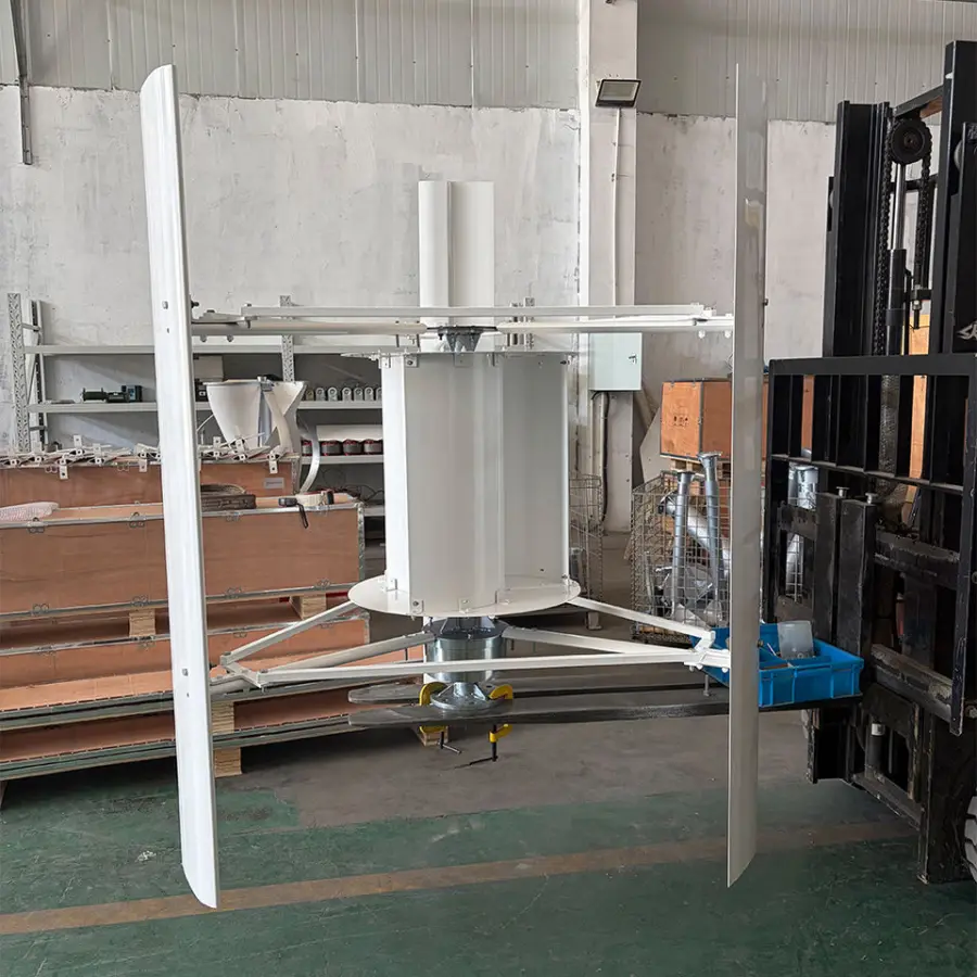1000W-10KW 220V 12V 24V 48V Vertical Wind Power Generator 3-Phase Maglev Turbine for Outdoor Application — image 7