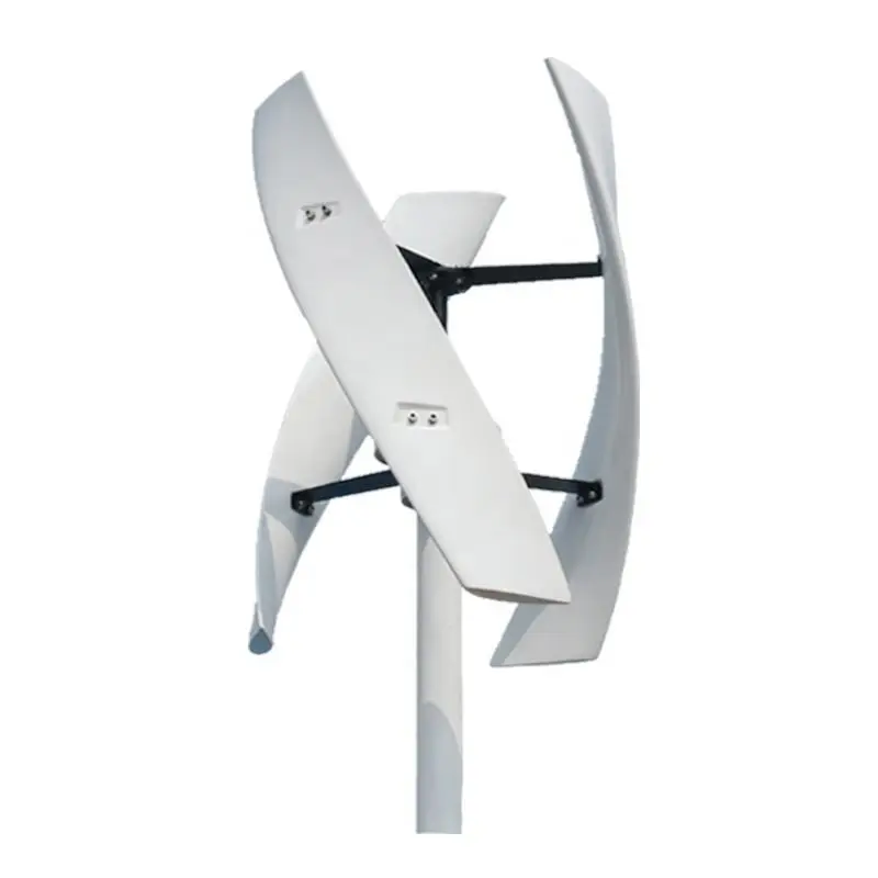 EU Vertical Axis Wind Generator Rooftop 48v 600w Wind Power Turbine Generator Permanent Magnet Generator Windkraftanlage — view 1