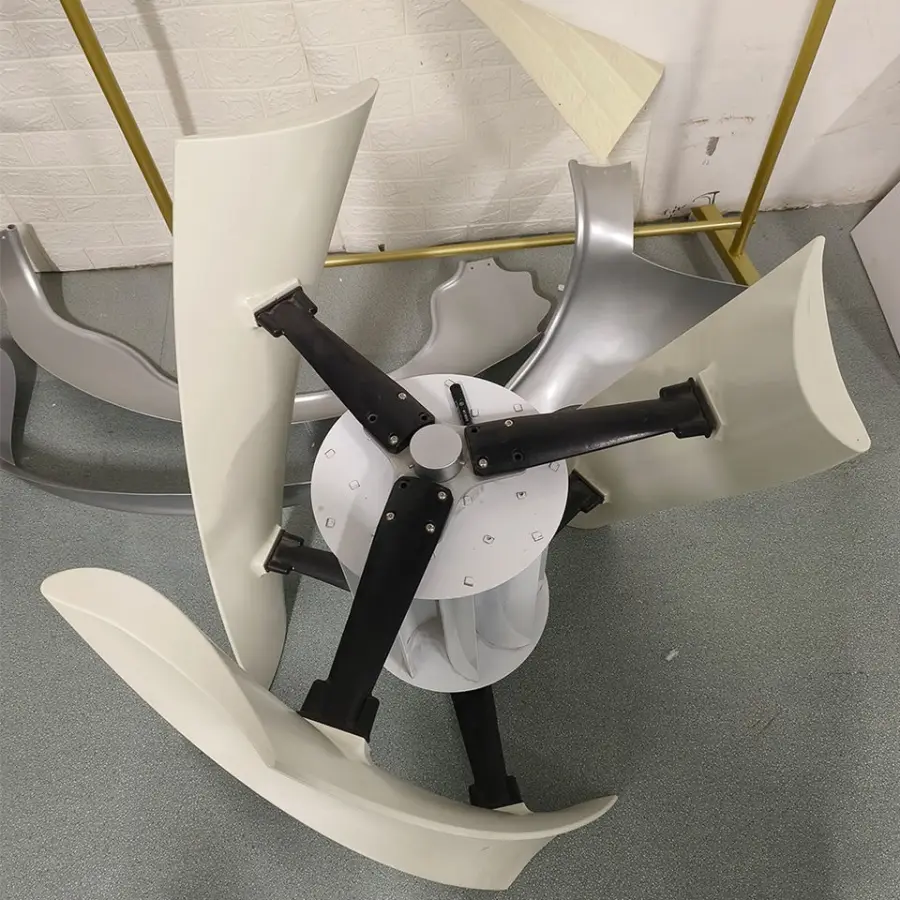 2000W 12V/24V/48V Vertical Axis 3 Phase Neodymium Permanent Magnet Wind Turbine, Off-Grid Energy System — image 4