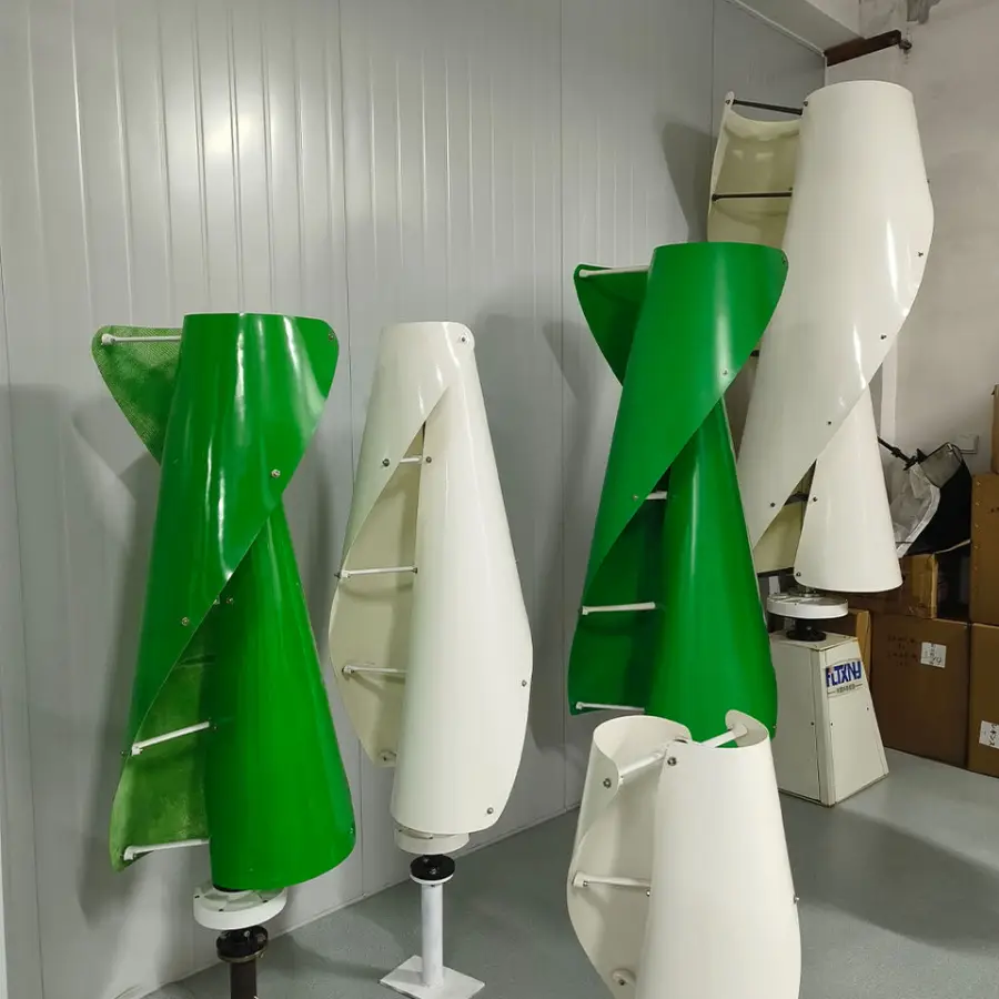 Off-Grid Solution 1kw Residential Vertical Wind Turbine 12V 24V 48V for Farm / Cabin / Remote Monitoring — image 4