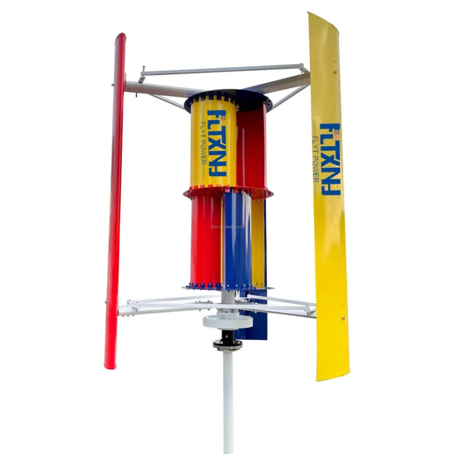 hot sale 1000w Vertical Wind Turbine Wind Generator 12/24/48vWind Power Investment for Home Farm Windkraftanlage 1.2kw 1.5kw — image 4