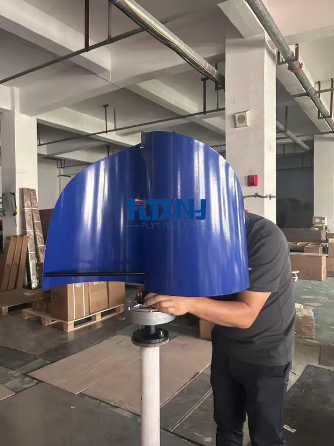 New Design and Style of Small-power Wind Turbine Generator Made of Aluminum Alloy 12v Wind Turbine 24v Free Energy500W 100W 600W — image 6