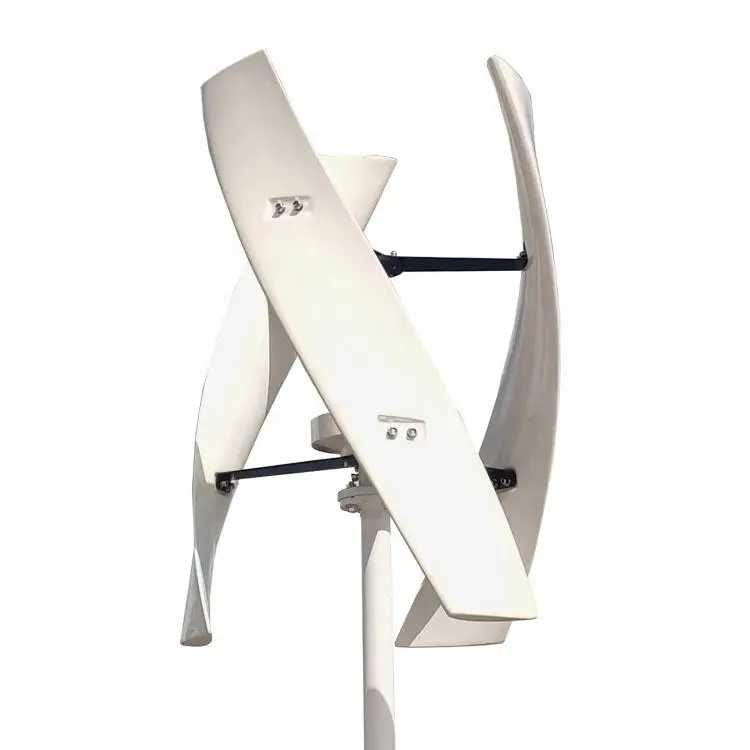 1kw Vertical Axis 24v 48v 800w 3 Blades Coreless Wind Power Turbine Generator Permanent Magnet Generator Windkraftanlage — image 6