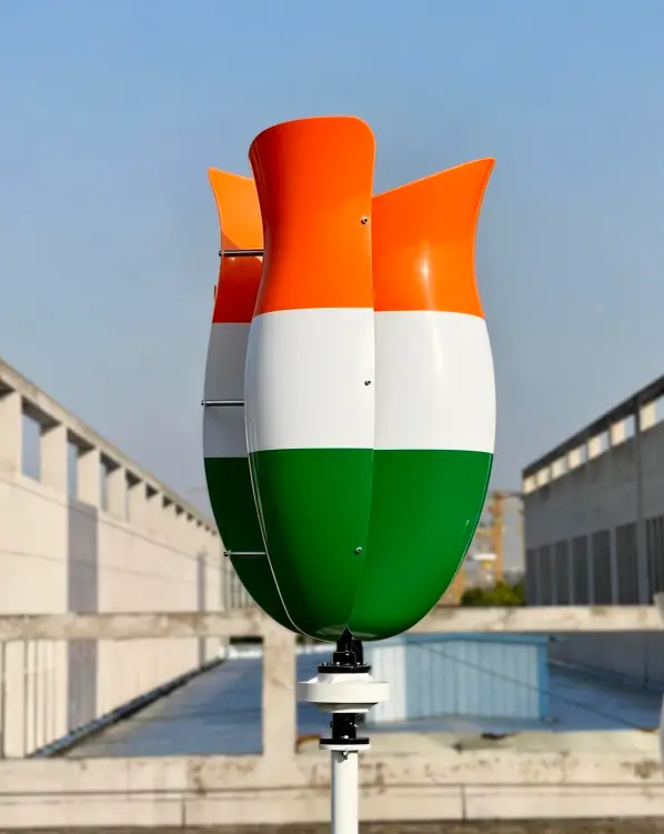 600w 1000w Flower Wind Turbine System Residential Free Power Wind Generator Rooftop Install off Grid Homeuse 1200w — view 1