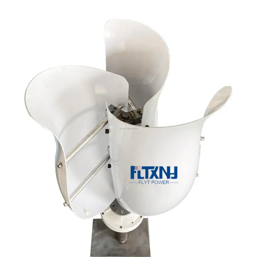 600w 1000w Flower Wind Turbine System Residential Free Power Wind Generator Rooftop Install off Grid Homeuse 1200w — image 4