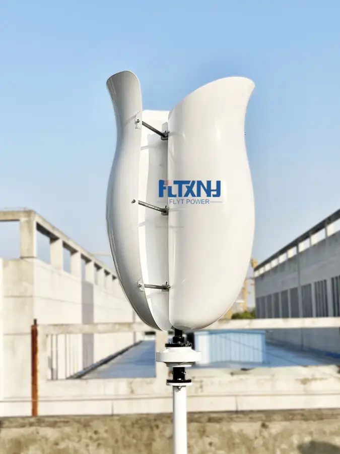 600w 1000w Flower Wind Turbine System Residential Free Power Wind Generator Rooftop Install off Grid Homeuse 1200w — image 6