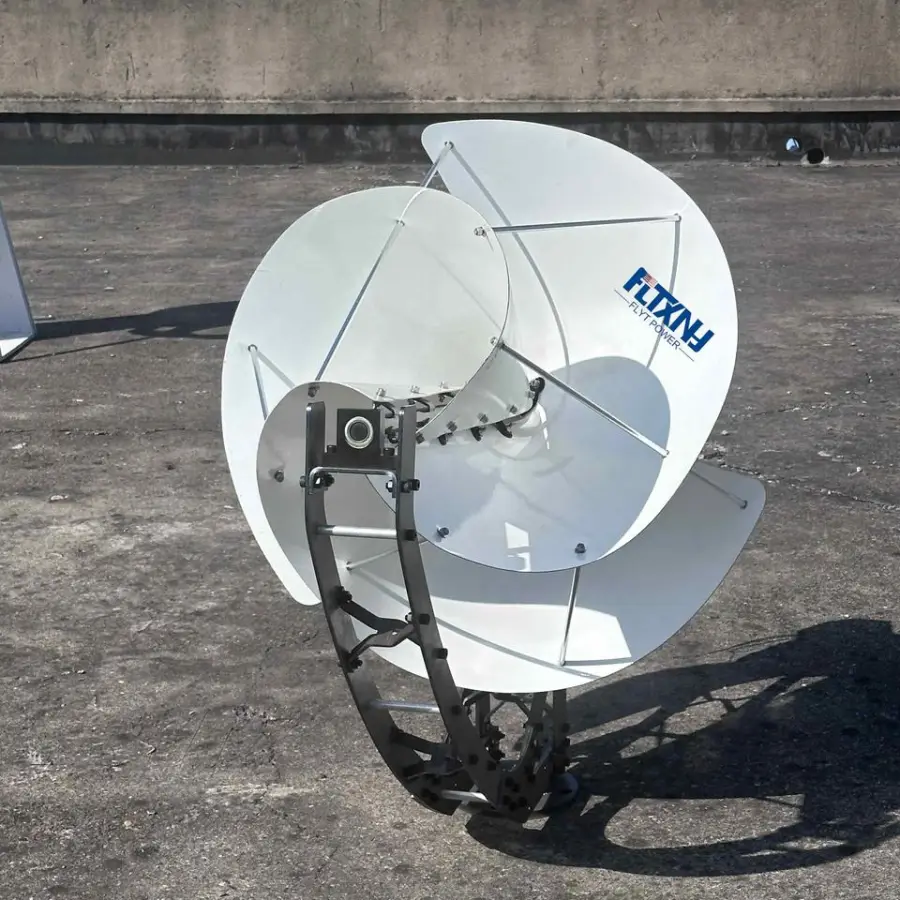 Factory Customize Color 600w 1000w Flower Wind Turbine System Residential Free Power Wind Generator Rooftop Install 1200w — image 5