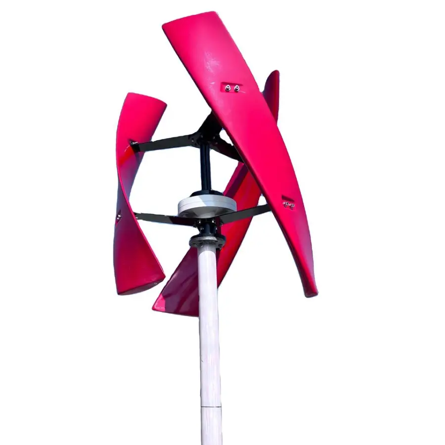 EU Vertical Axis 24v 48v 600w 1000w 3 Blades Coreless Wind Power Turbine Generator Permanent Magnet Generator Windkraftanlage — image 5