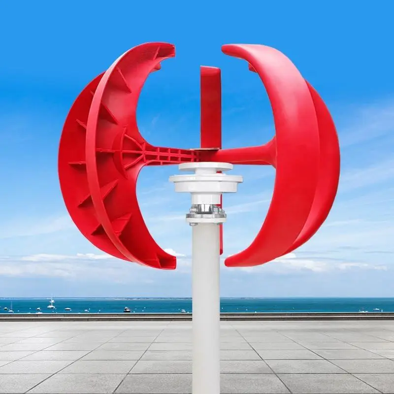 Small Size Wind Turbines, Vertical Wind Turbines, High Efficiency 12/24v100W, 200w, 300w, 400w, 500w, 1000w Windkraftanlage — image 5