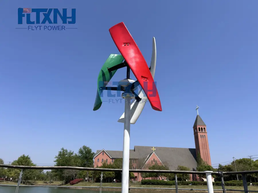 Customize Factory Popular Tulip Wind Turbine Vertical Type Home Use 600w 1000w 2000w 24v 48v Wind Generator Tulip Wind Turbine — image 3