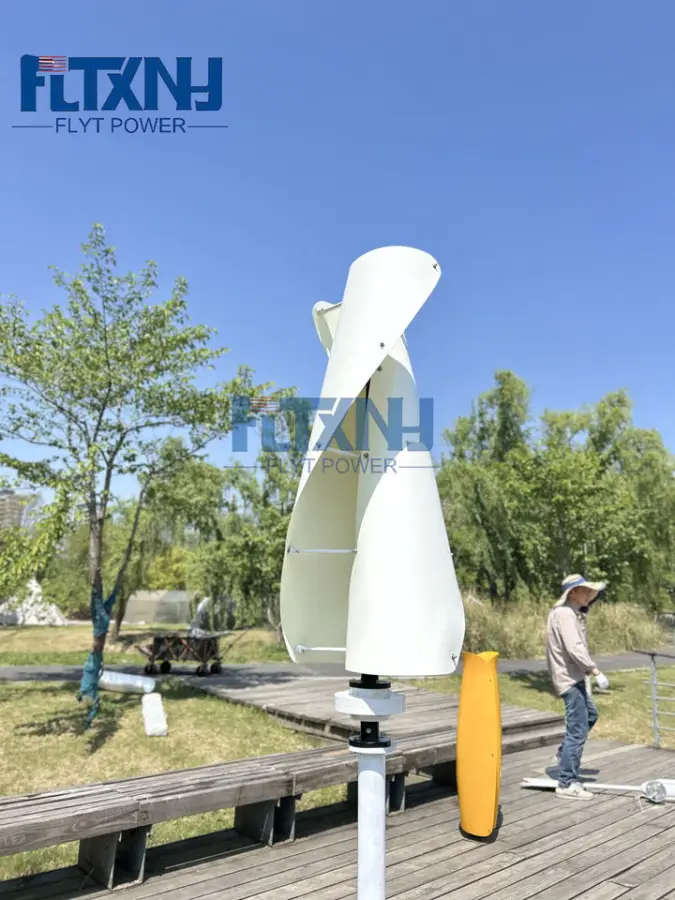 Customize Factory Popular Tulip Wind Turbine Vertical Type Home Use 600w 1000w 2000w 24v 48v Wind Generator Tulip Wind Turbine — image 5