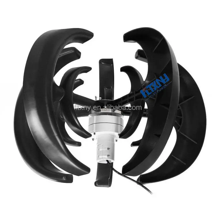 Small Size Wind Turbines Vertical Wind Turbines High Efficiency 12/24, 100W, 200w, 300w, 400w, 500w, 1000w Windkraftanlage — image 7