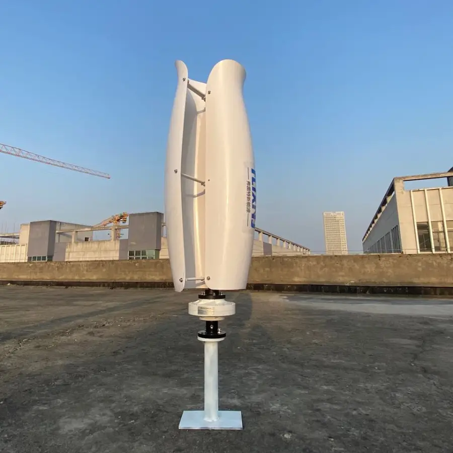 600w 1000w Flower Wind Turbine System Residential Free Power Wind Generator Rooftop Install off Grid Homeuse 12/24/48v — view 1
