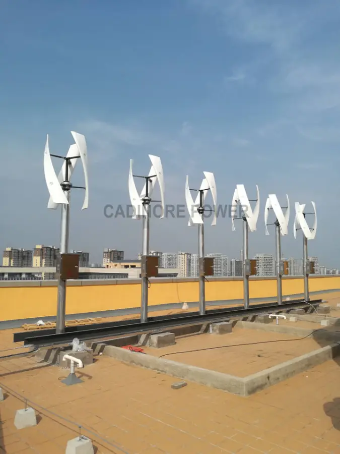 China Factory 2000w 12/24v Vertical Axis Wind Power Generator Turbine Price Wind Energy Generator Home Wind Turbine — image 7