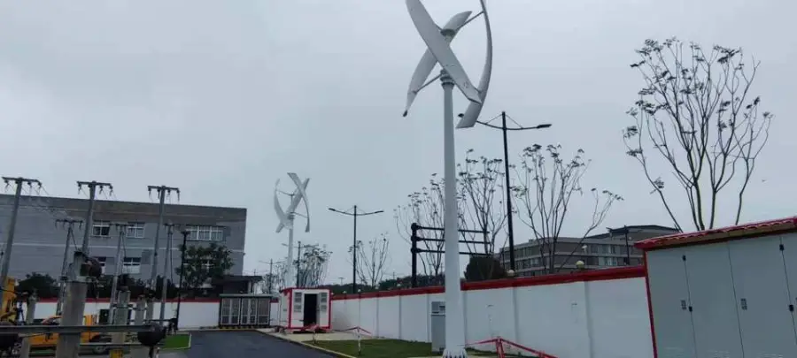 CE Certified High Efficiency Wind Fan 24v 48v 1kw Vertical Wind Turbine Generator Wind Solar Hybrid Power System for Home Use — image 7