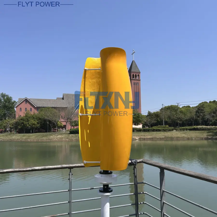 Poland Stock 300w Wind Silent Tulip Flower Vertical Axis Turbine Power for Home 12v Free Power — view 1
